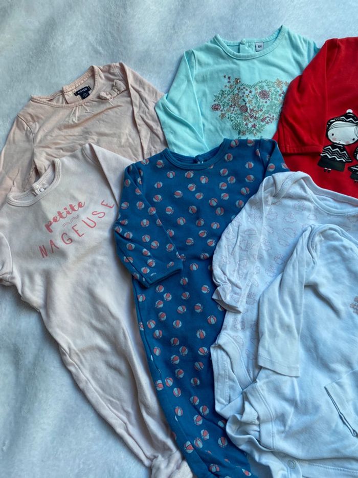 Lot 6 mois fille 7 pièce - photo numéro 2