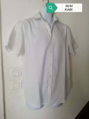 Chemise manches courtes homme 38