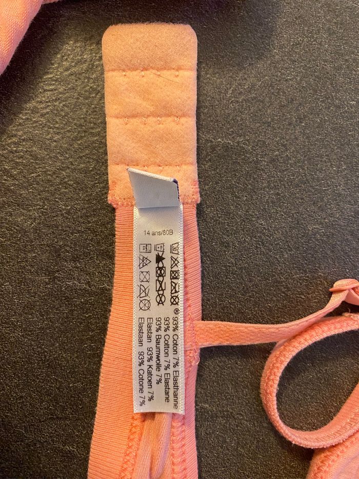 Brassière soutien gorge petit bateau 14 ans - photo numéro 3