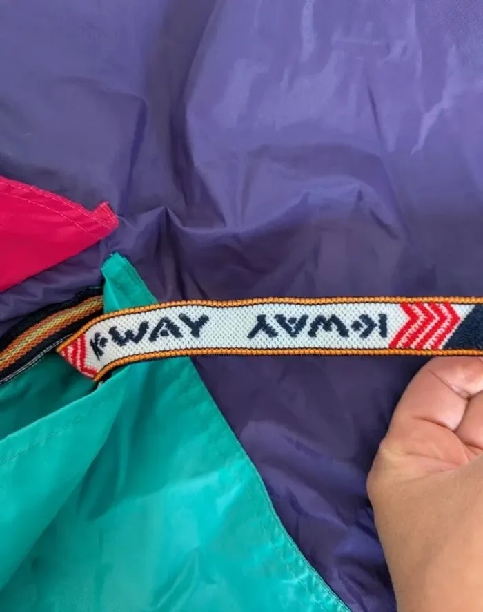 Veste vintage - K-way - taille M - photo numéro 5