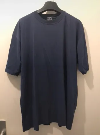 T-shirt celio homme imprimé sur le dos bleu manches courtes taille L