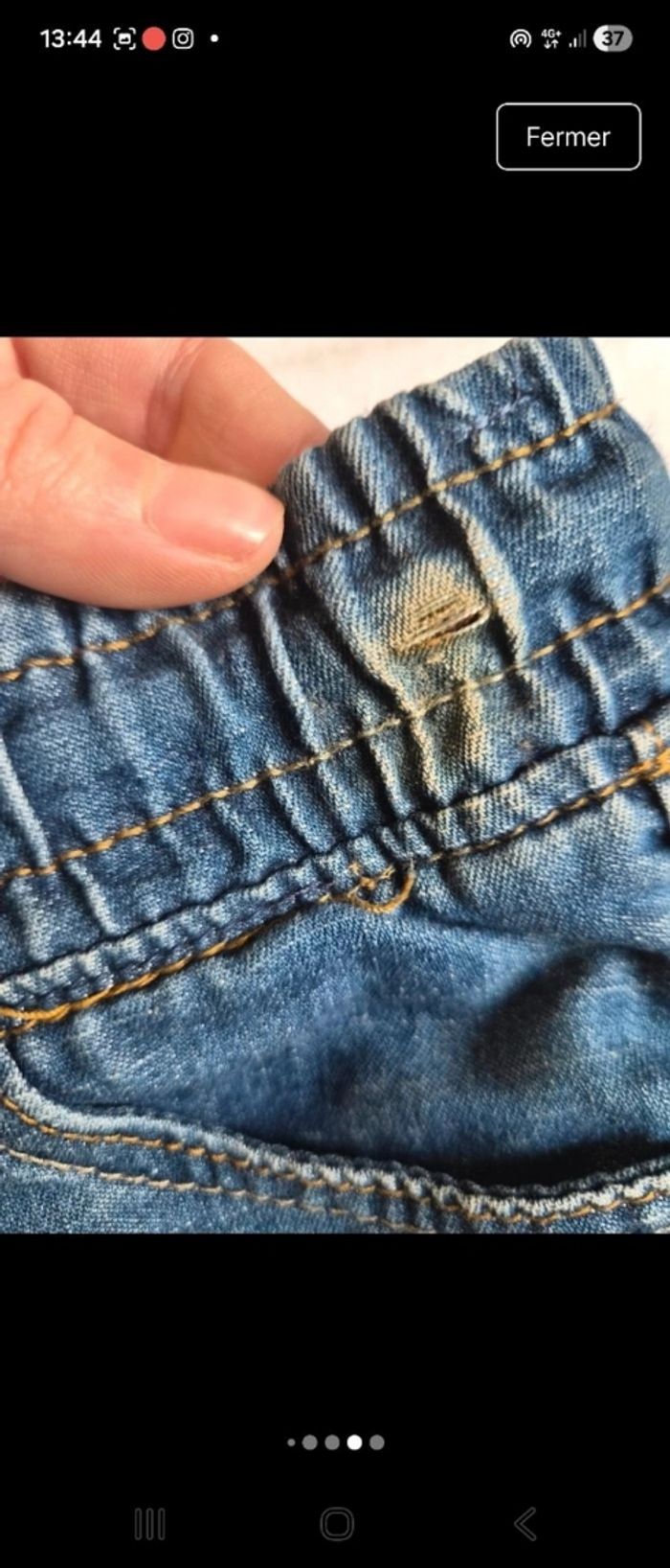 ✨ Jean molletonné doublé polaire C&A – 5 ans (110 cm) - photo numéro 3