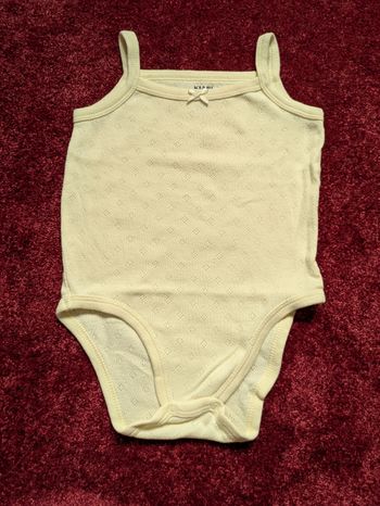 Body sans manche - 9M - jaune clair