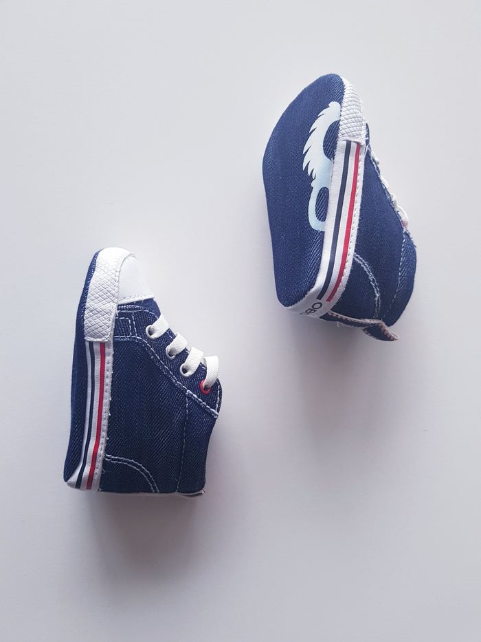 Obaïbi - Baskets en jean - 0/6 mois - Neuves ! - photo numéro 3