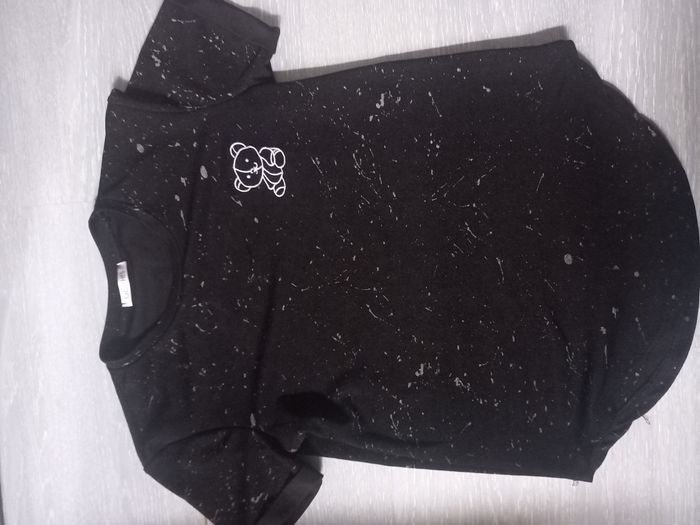 Tshirt noir garçon cloothes 10ans
