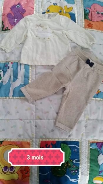 Ensemble pantalon et haut orchestra cygne