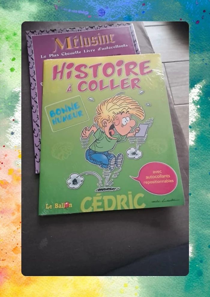 Livres autocollants Mélusine et cédric - photo numéro 6