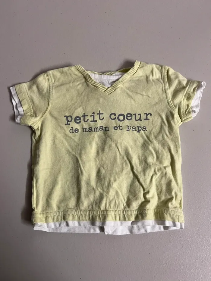 T shirt garcon 6 mois