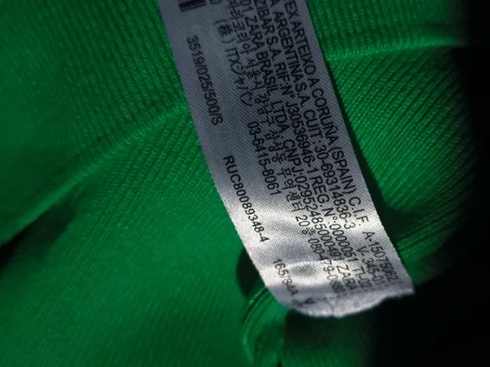 Haut top Zara vert Taille 34/XS - photo numéro 4