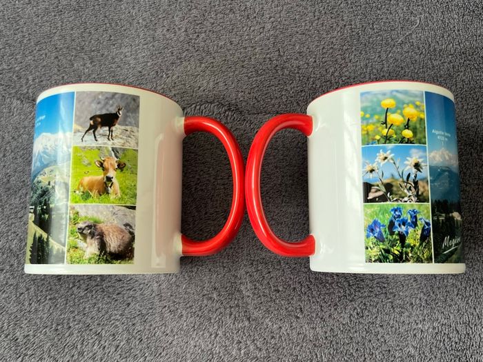 Lot de 2 tasses souvenirs de Mégève - photo numéro 6