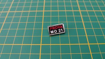 Plaque immatriculation pièce miniature Ferrari 250 testa rossa 1957 Burago Bburago 1/18 #B59