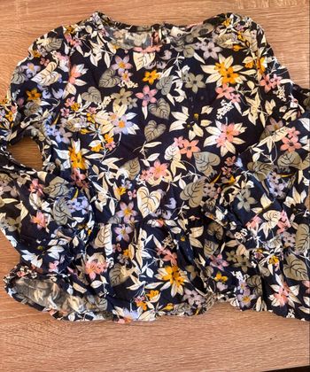Blouse fleurie fille 4 ans 