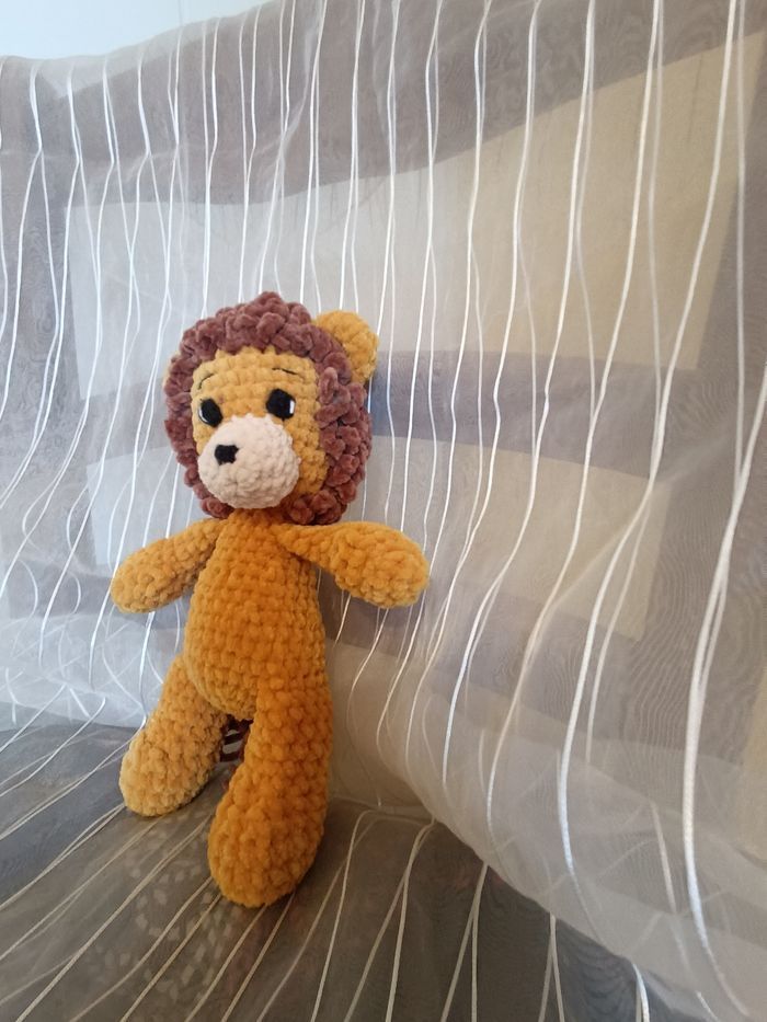 Lion amigurumi peluche - photo numéro 4