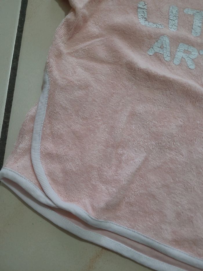 Tee shirt rose en éponge - photo numéro 2