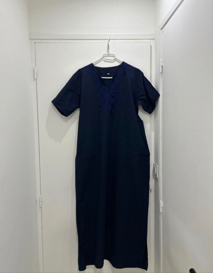 Robe Orientale taille d'unique Bleu Marine