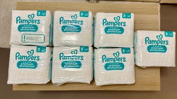 196 Couches Pampers Premium Protection 3