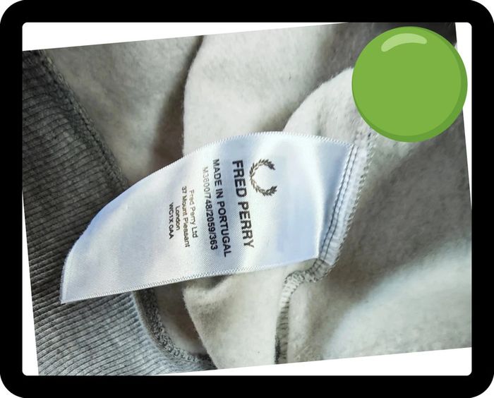 Veste Fred Perry taille Xxl logo vert - photo numéro 6