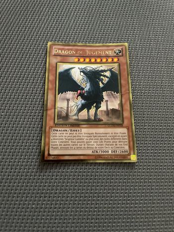 Carte Yu-Gi-Oh! - Dragon du Jugement GLD3-FR016 édition limitée