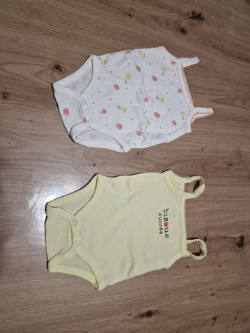 Lot de 2 bodys 3 mois