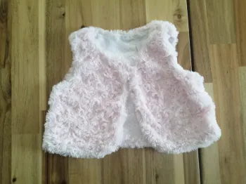 Gilet sans manche rose