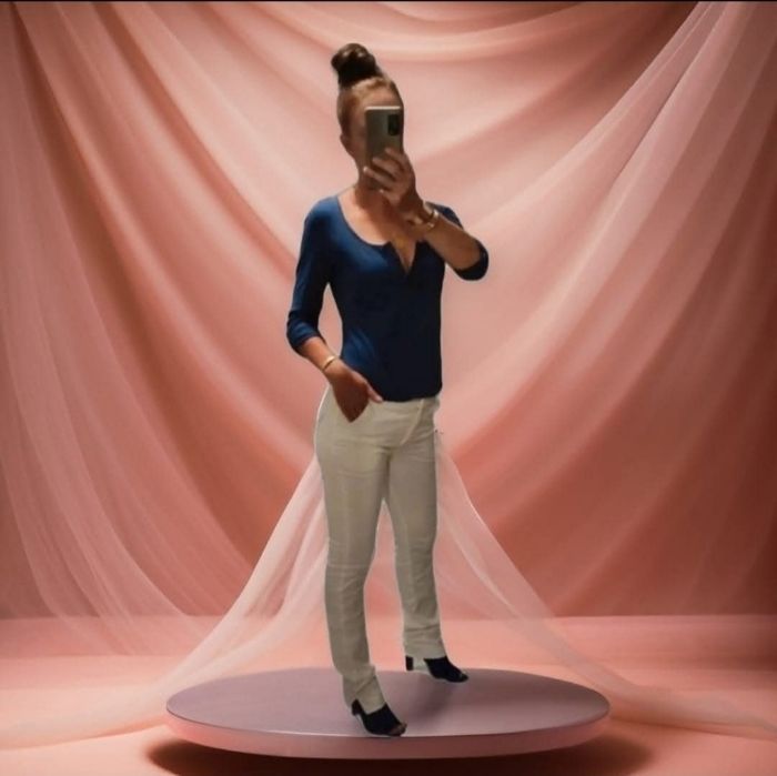 Pantalon blanc droit femme - photo numéro 2