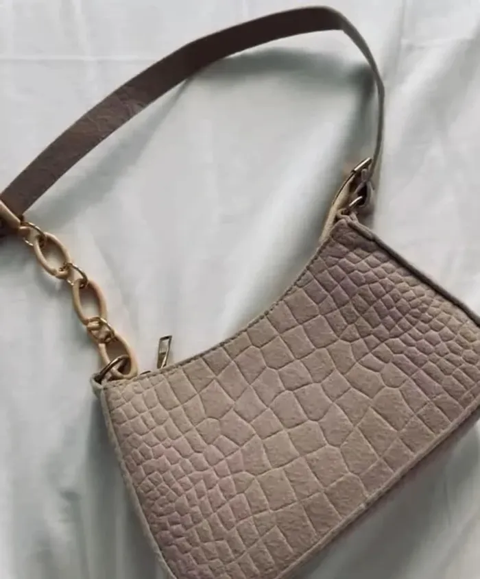 Sac à main à bandoulière Khaki / gris