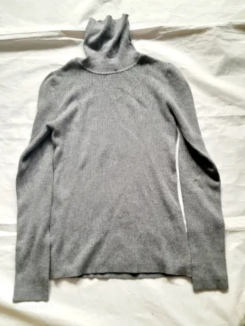 Sous pull gris femme à col roulé Sinéquanone taille 34