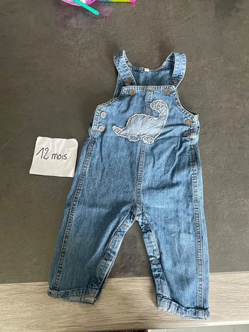 Salopette jeans 12 mois
