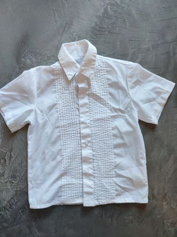 Chemise blanche 4 ans garçon