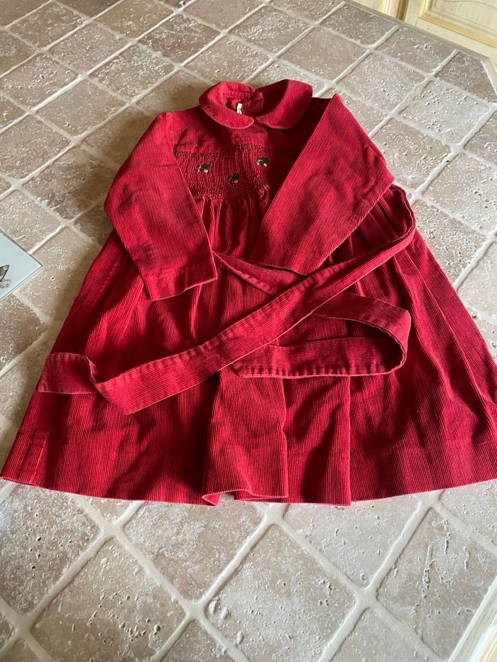 Robe fille rouge