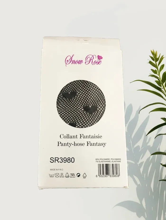 Collant fantaisie neuf snow rose - photo numéro 2