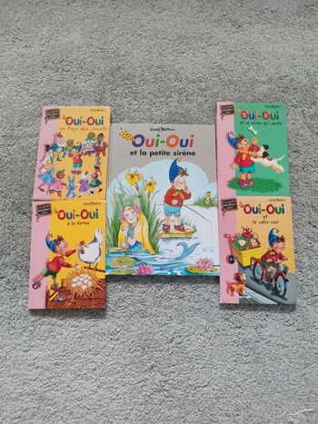Lot 5 livres Oui-Oui