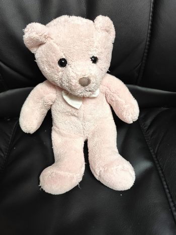 Peluche ourson rose