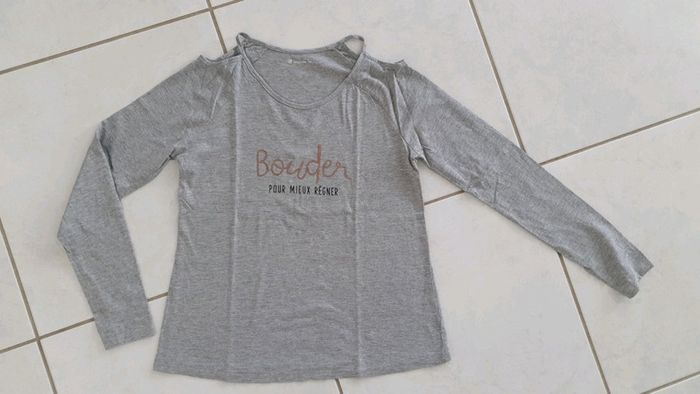 T-shirt manches longues fille 16 ans v10 - photo numéro 2