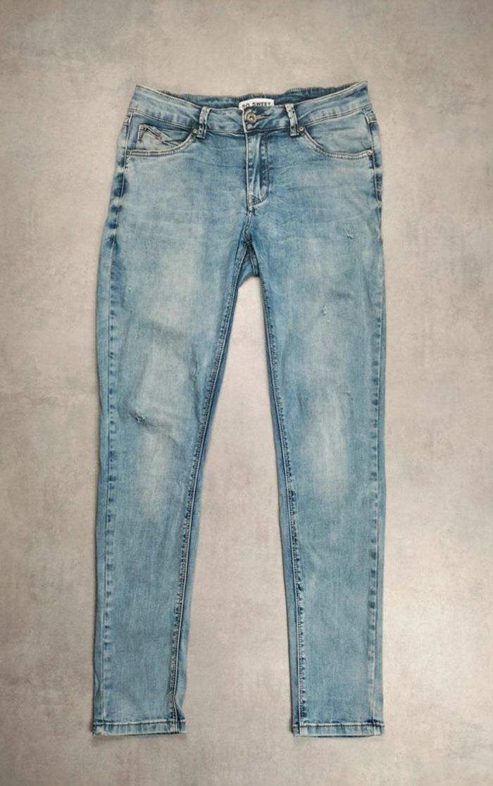 Jean skinny bleu clair – So Sweet – Taille L