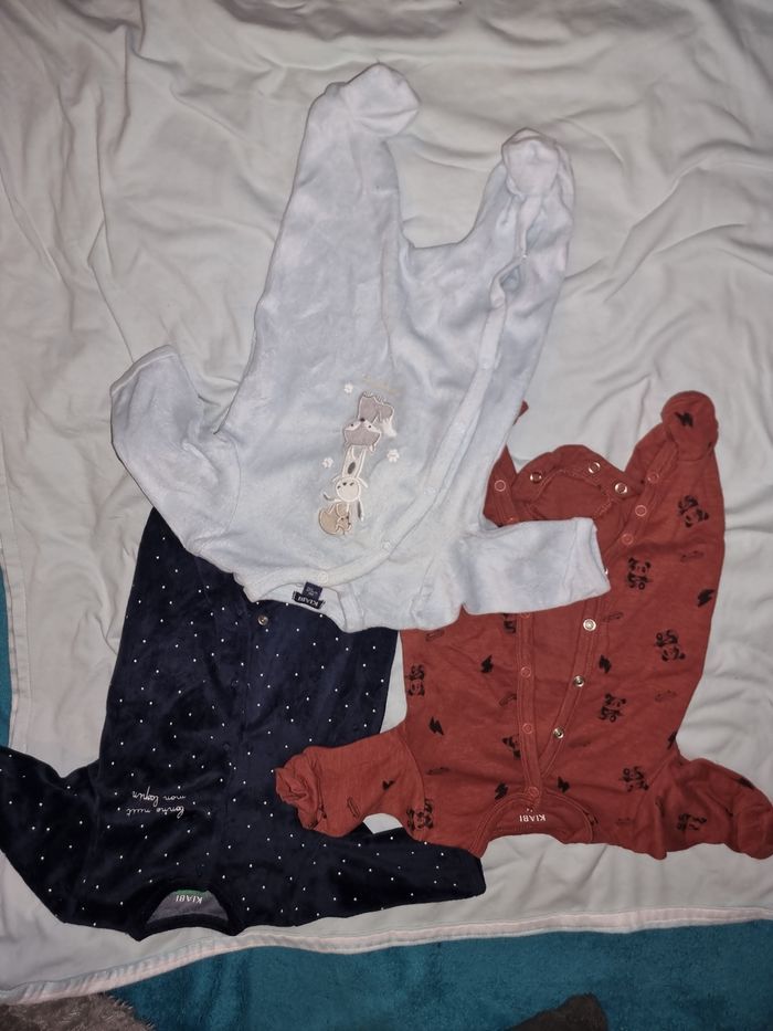 Lot de vêtements taille 1 mois garçon - photo numéro 7