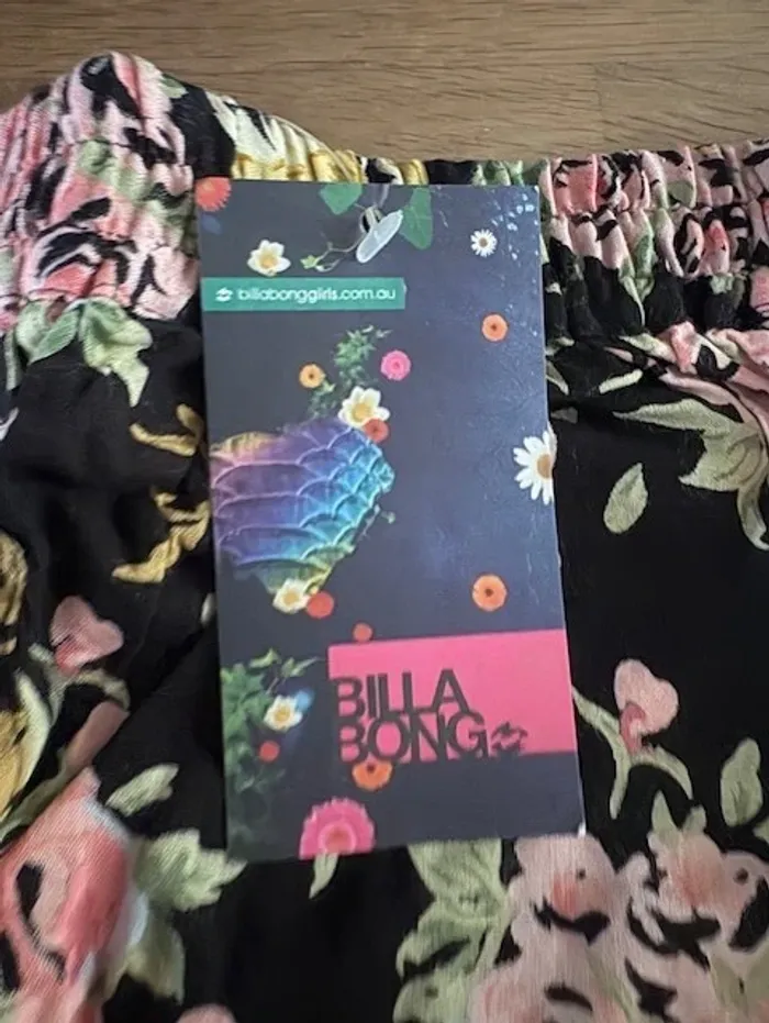 short femme billabong imprimé fleurs - photo numéro 5
