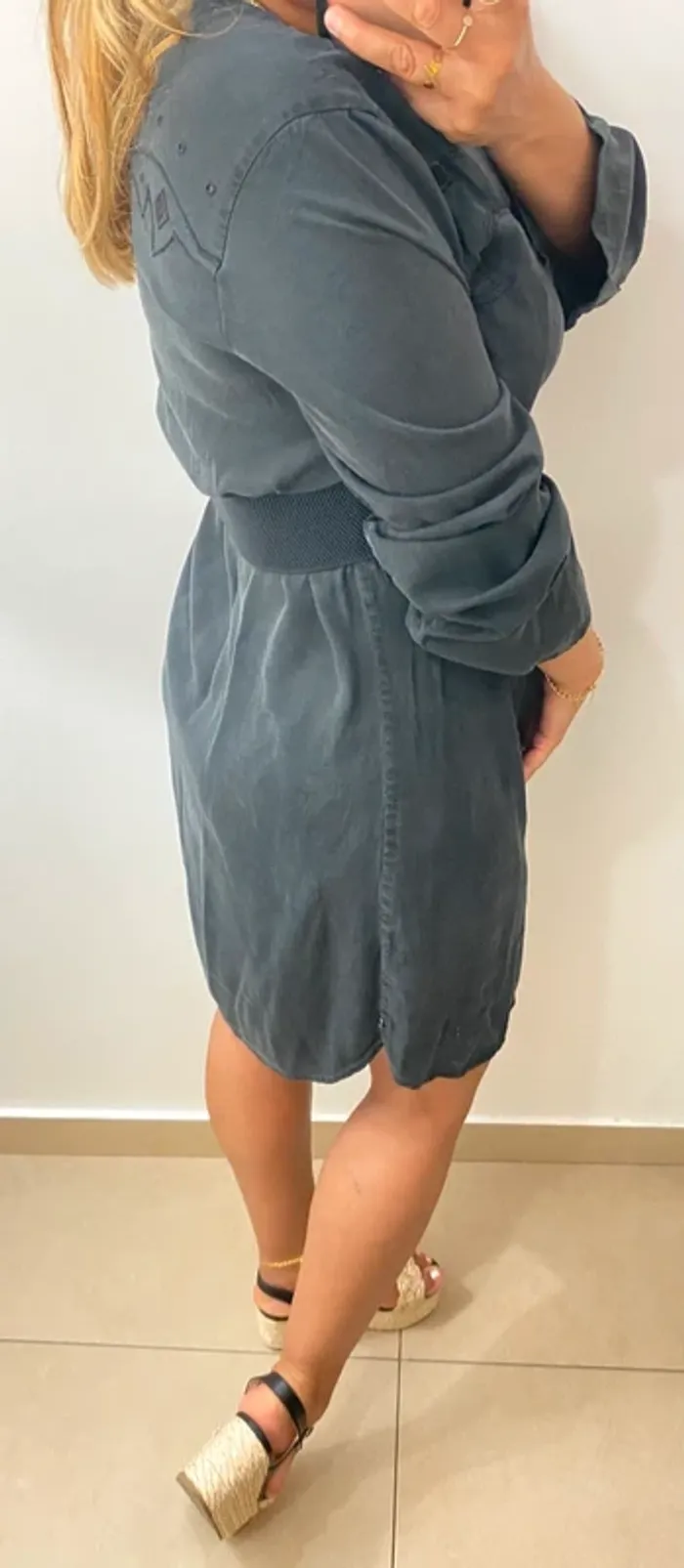Robe droite brodée - photo numéro 10