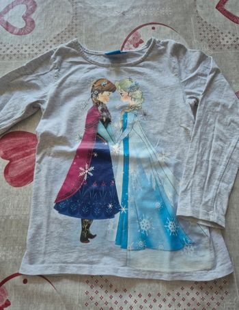 Tee-shirt ml 5-6ans frozen