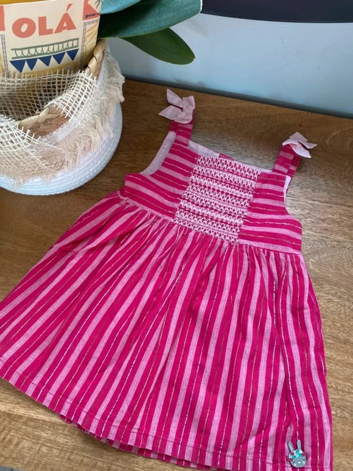 Ensemble robe et chapeau 12 mois - photo numéro 3