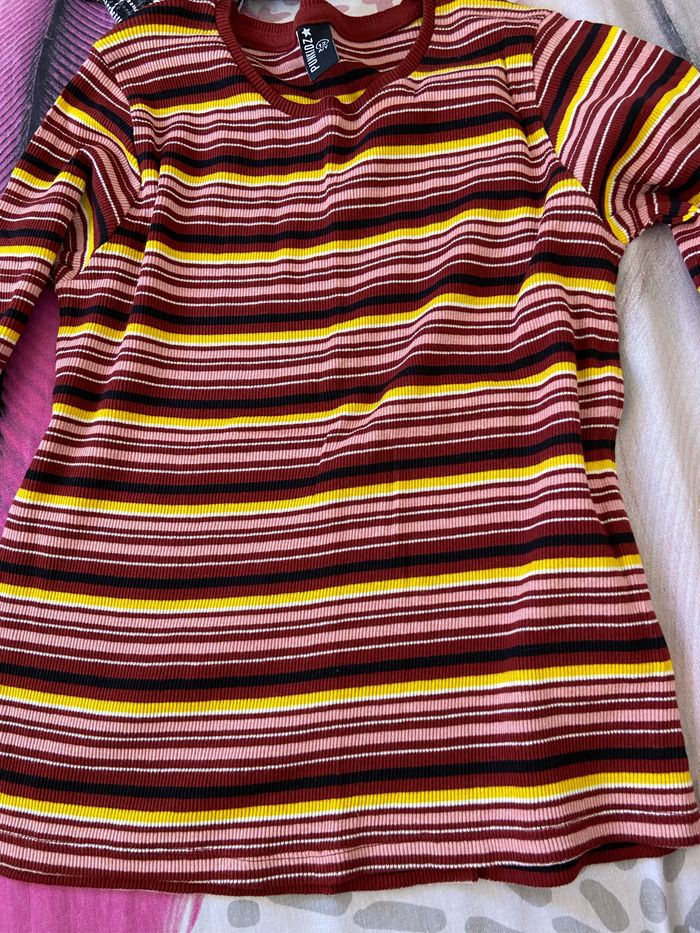 Pull hiver a rayure - photo numéro 2