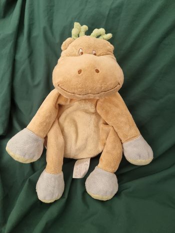 Peluche Doudou Hippopotame Kiabi 