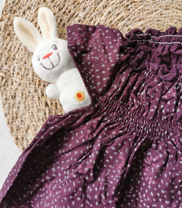 Robe 👣 prune, kidkanaï, 18 mois - photo numéro 4