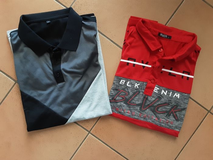 Lot 2 polos homme
