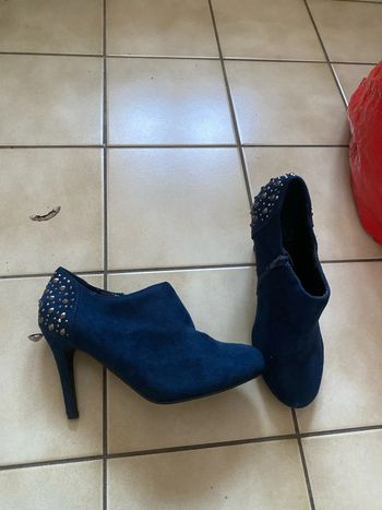 Bottines bleues taille 38 neuves