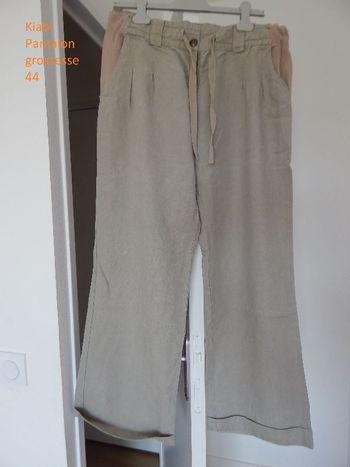 Pantalon jambes larges