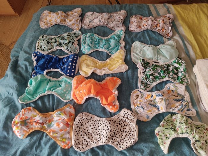 Lot de 15 couches lavables