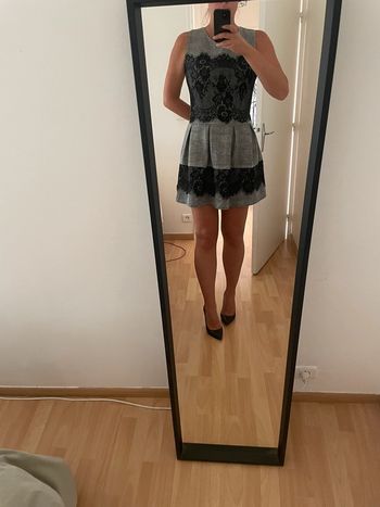 Robe noire et grise M