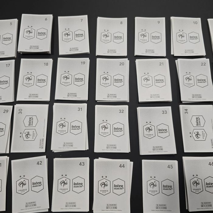 Lot 72 cartes de football Panina et intermarché - photo numéro 13