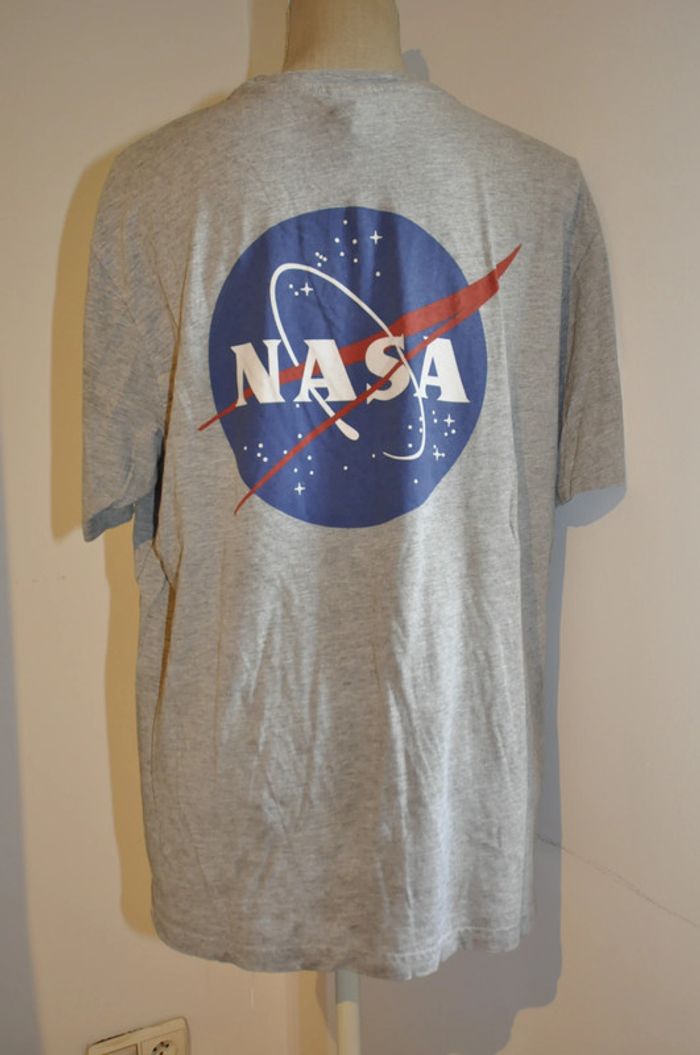 H&M t-shirt gris Nasa t.L homme - photo numéro 2